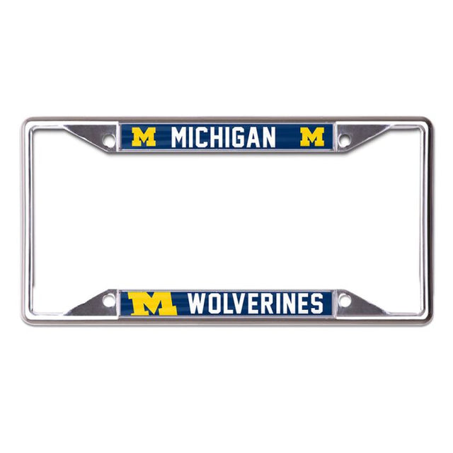 Michigan Wolverines MEGA Lic Plt Frame S/S Printed