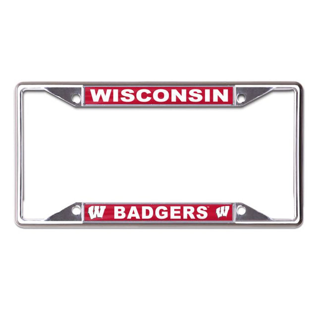 Wisconsin Badgers WISCONSIN / BADGERS Lic Plt Frame S/S Printed