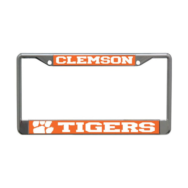 Clemson Tigers MEGA Lic Plt Frame S/L Printed