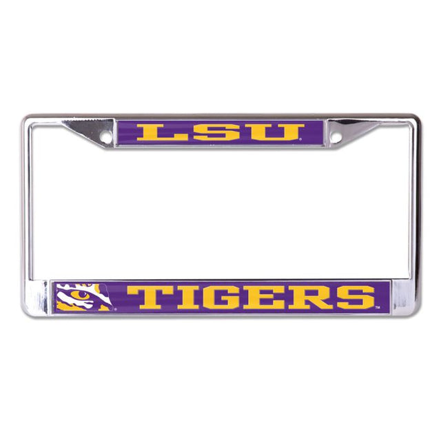 LSU Tigers MEGA Lic Plt Frame S/L Printed