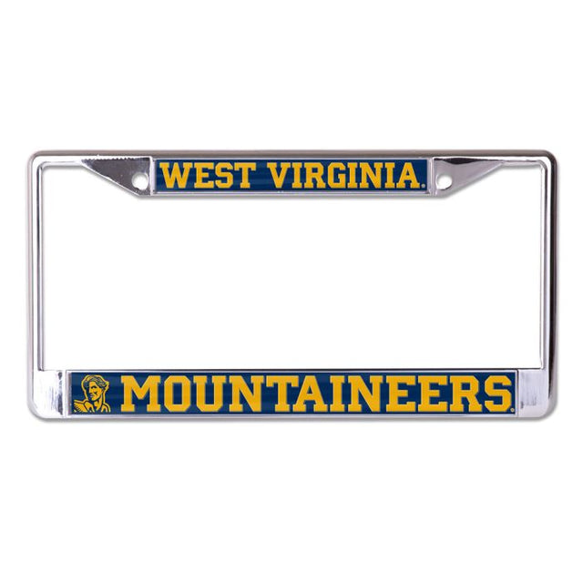 West Virginia Mountaineers MEGA Lic Plt Frame S/L Printed