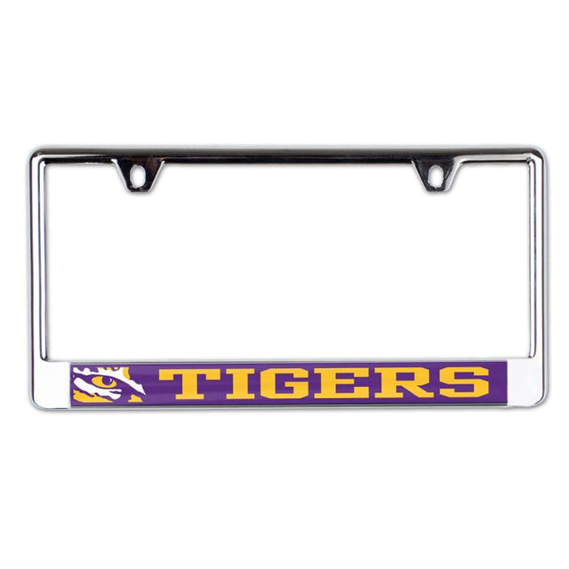 LSU Tigers MEGA Lic Plate Frame B/O Printed