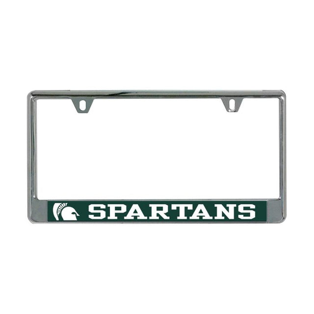 Michigan State Spartans MEGA Lic Plate Frame B/O Printed