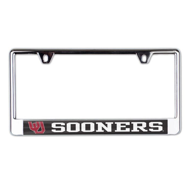 Oklahoma Sooners MEGA Lic Plate Frame B/O Printed