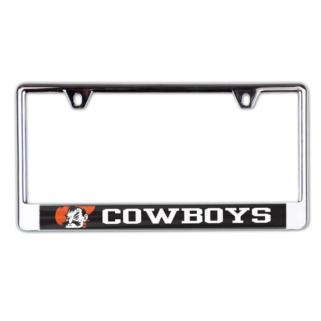 Oklahoma State Cowboys MEGA Lic Plate Frame B/O Printed