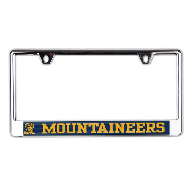 West Virginia Mountaineers MEGA Lic Plate Frame B/O Printed