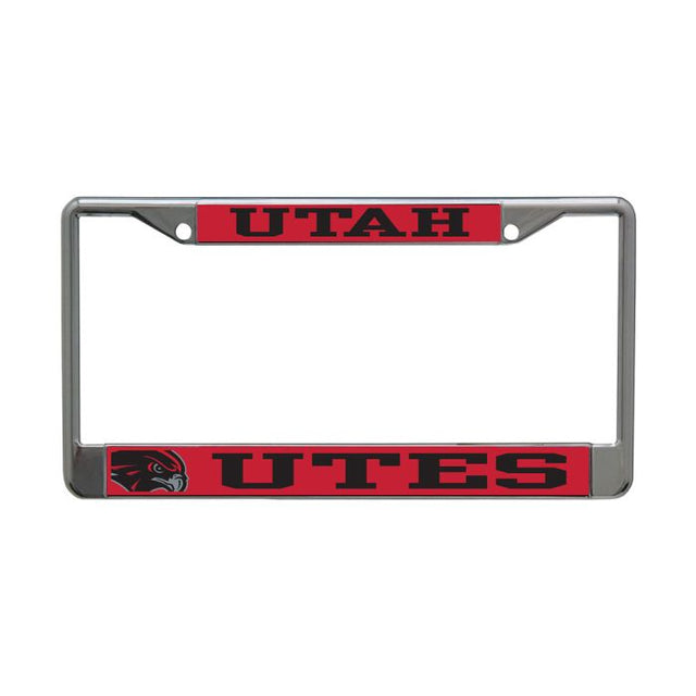 Utah Utes MEGA Lic Plt Frame S/L Printed