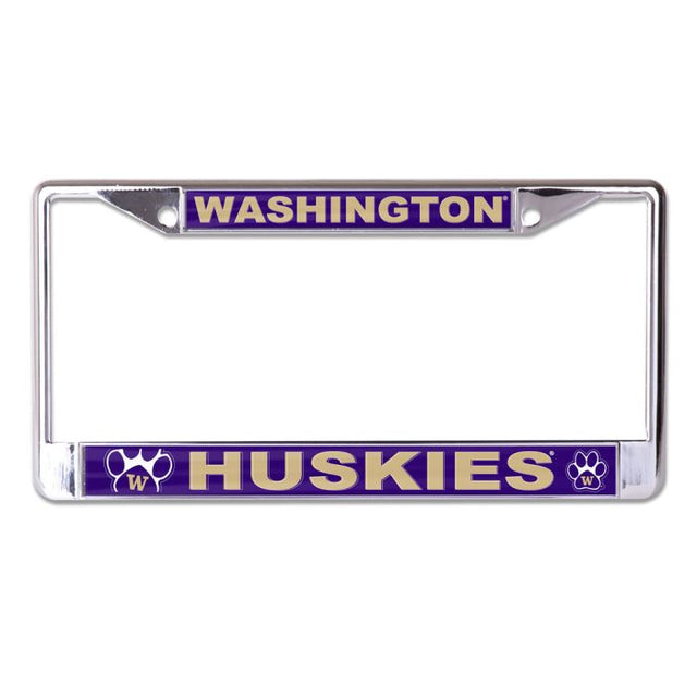 Marco con licencia de Washington Huskies Plt, tamaño pequeño, impreso