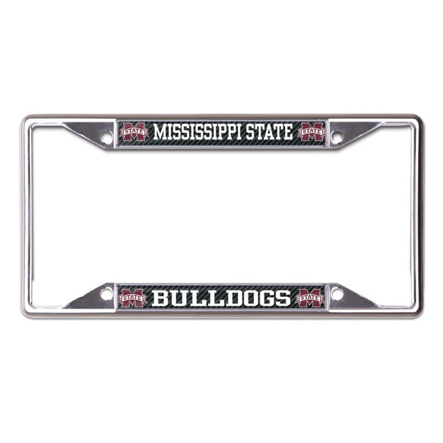 Mississippi State Bulldogs CARBON Lic Plt Frame S/S Printed