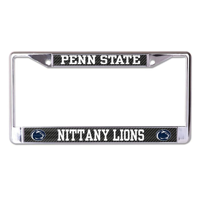 Penn State Nittany Lions CARBON Lic Plt Frame S/L Printed