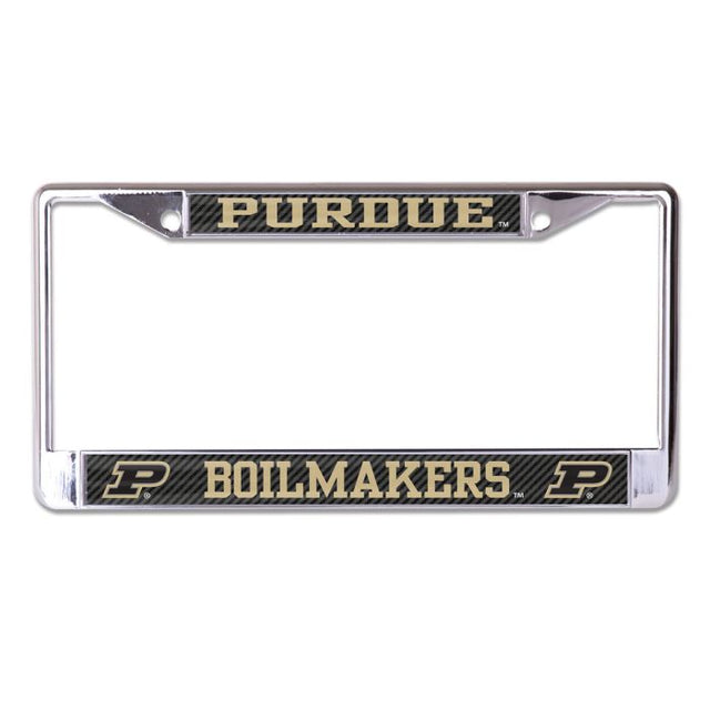 Licencia de chasis de aluminio de tamaño pequeño y grande con impresión de Purdue Boilermakers CARBON