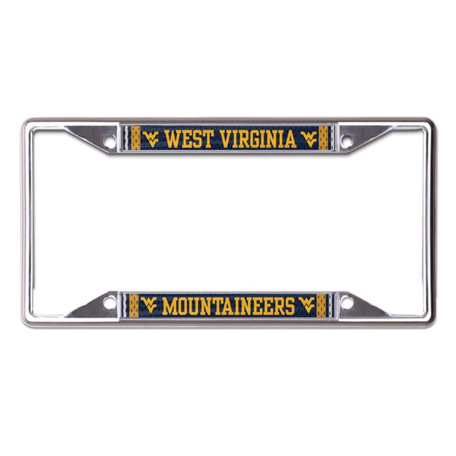 West Virginia Mountaineers JERSEY Lic Plt Frame S/S Printed