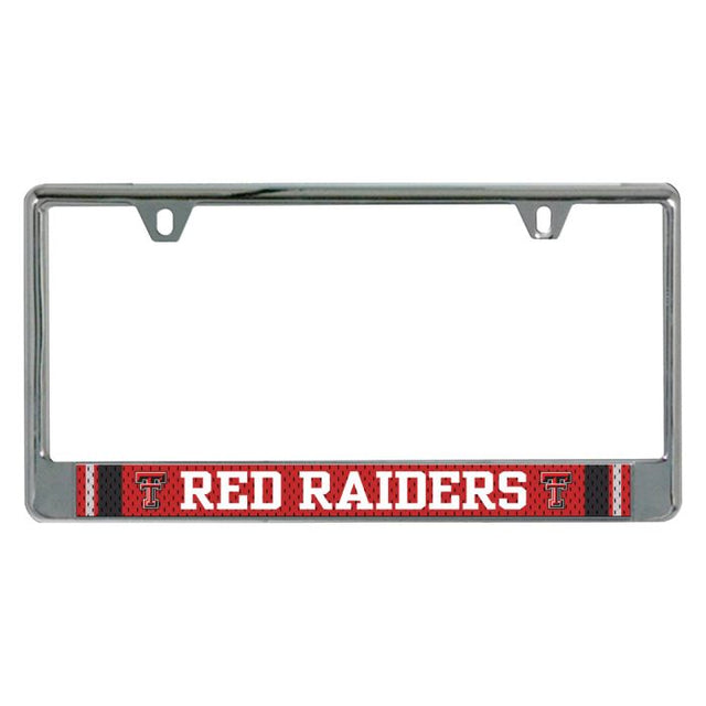 Texas Tech Red Raiders JERSEY Lic Plate Frame B/O Printed