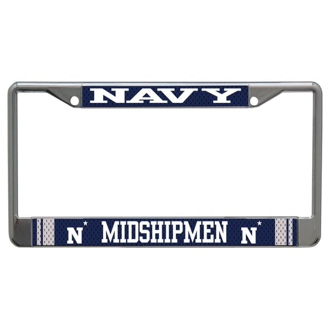 Navy Midshipmen JERSEY Lic Plt Frame S/L Printed