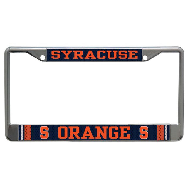 Camiseta Syracuse Orange con licencia para montar en cuadro talla S/L estampada