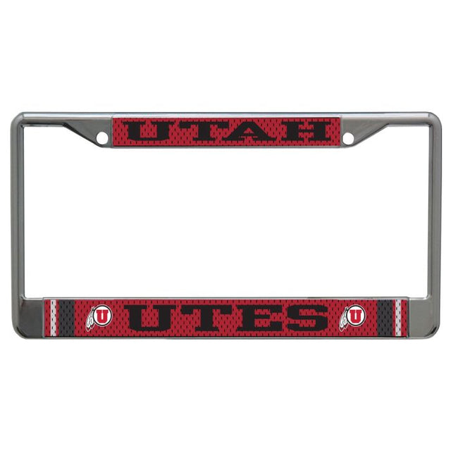 Utah Utes JERSEY Lic Plt Frame S/L Printed