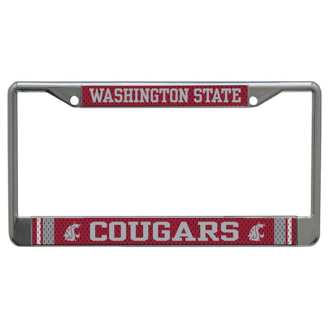 Washington State Cougars JERSEY Lic Plt Frame S/L Printed