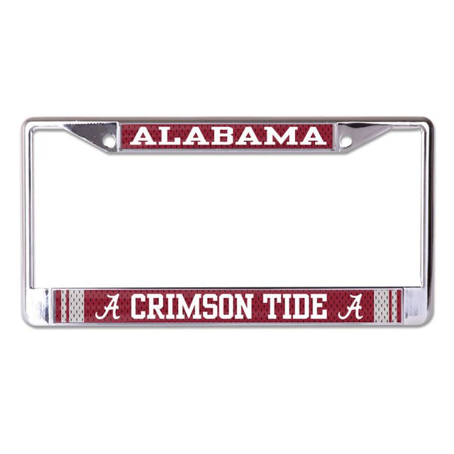 Alabama Crimson Tide JERSEY Lic Plt Frame S/L Printed