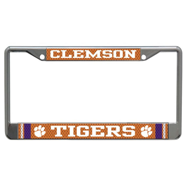 Clemson Tigers JERSEY Lic Plt Frame S/L Printed