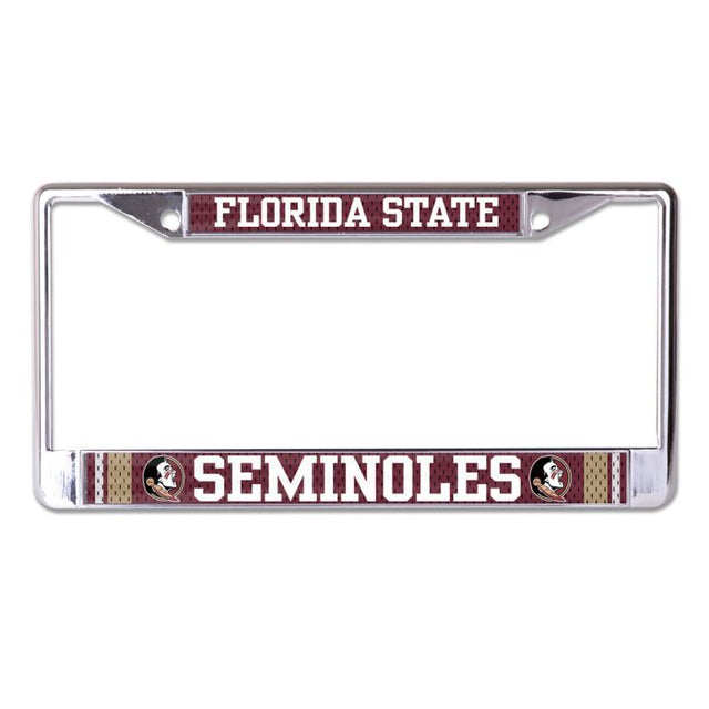 Camiseta de la Florida State Seminoles con licencia para cuadros, talla S/L, estampada