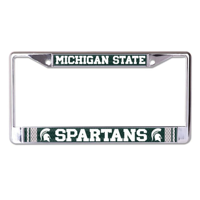 Michigan State Spartans JERSEY Lic Plt Frame S/L Printed