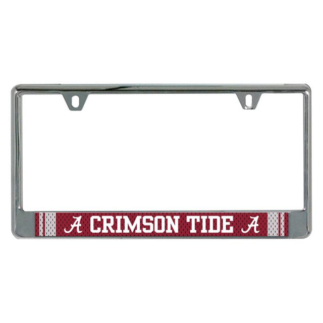 Alabama Crimson Tide JERSEY Lic Plate Frame B/O Printed