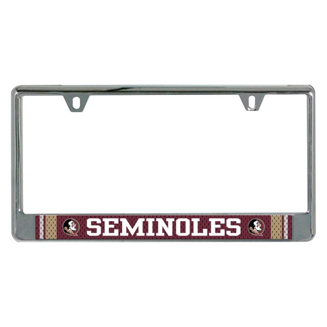 Florida State Seminoles JERSEY Lic Plate Frame B/O Printed