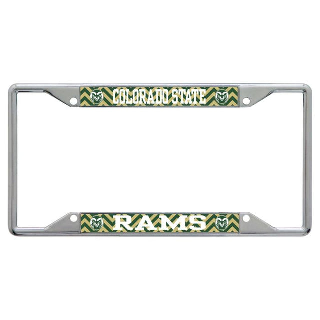 Colorado State Rams CHEVRON Lic Plt Frame S/S Printed