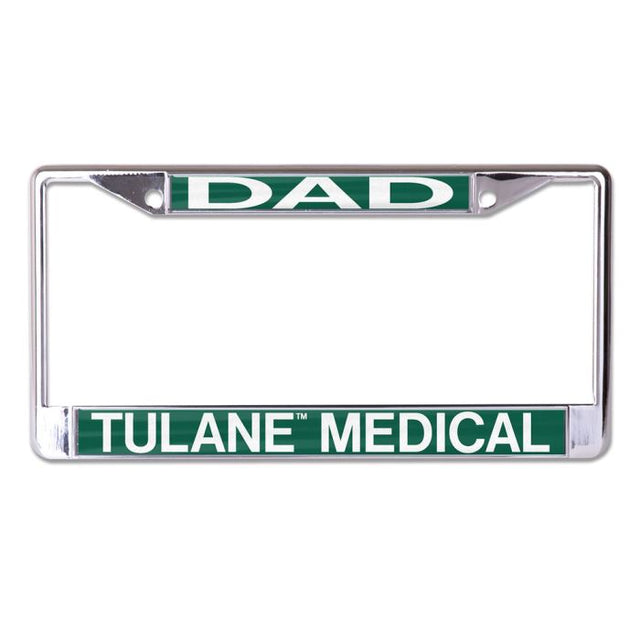 Tulane Green Wave Lic Plt Frame S/L Printed