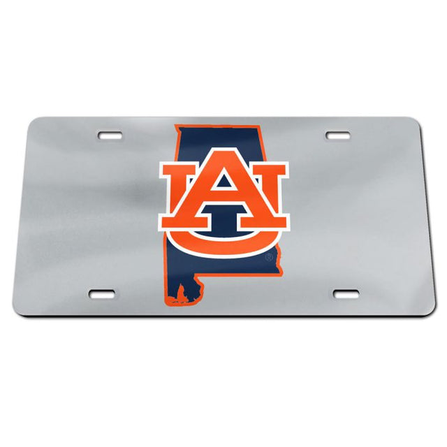 Matrícula especial de acrílico de Auburn Tigers STATE