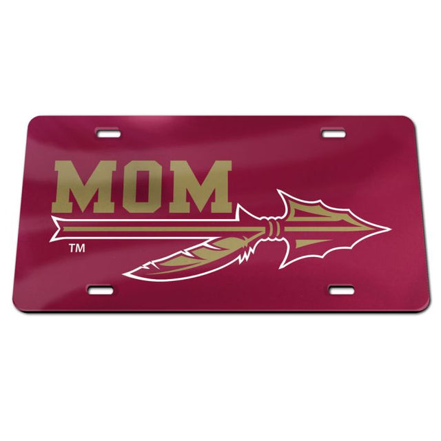 Florida State Seminoles Specialty Acrylic License Plate