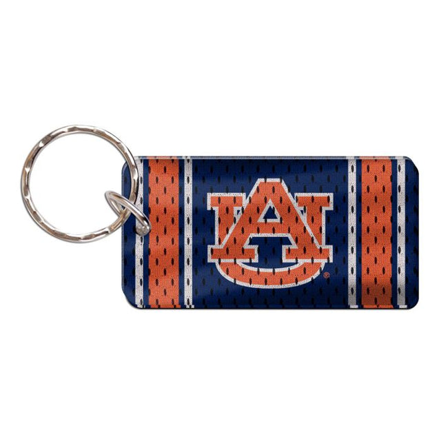 Llavero rectangular con la camiseta de los Auburn Tigers