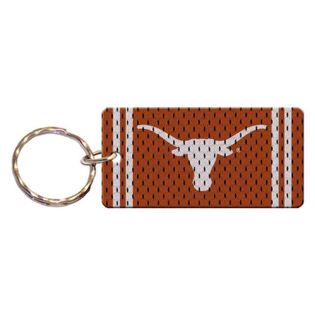 Llavero rectangular con la camiseta de los Texas Longhorns