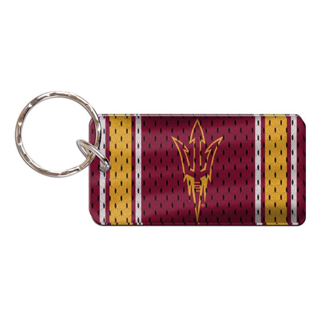 Llavero rectangular con la camiseta de los Arizona State Sun Devils