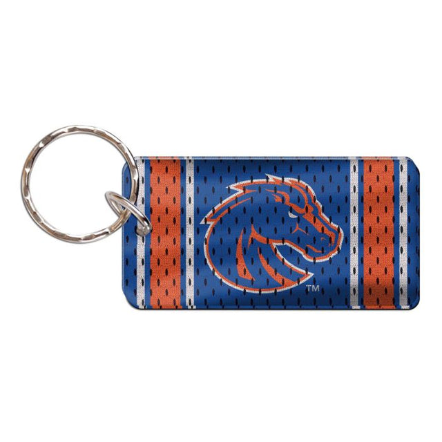 Boise State Broncos JERSEY Keychain Rectangle