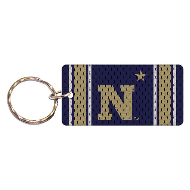 Navy Midshipmen JERSEY Keychain Rectangle