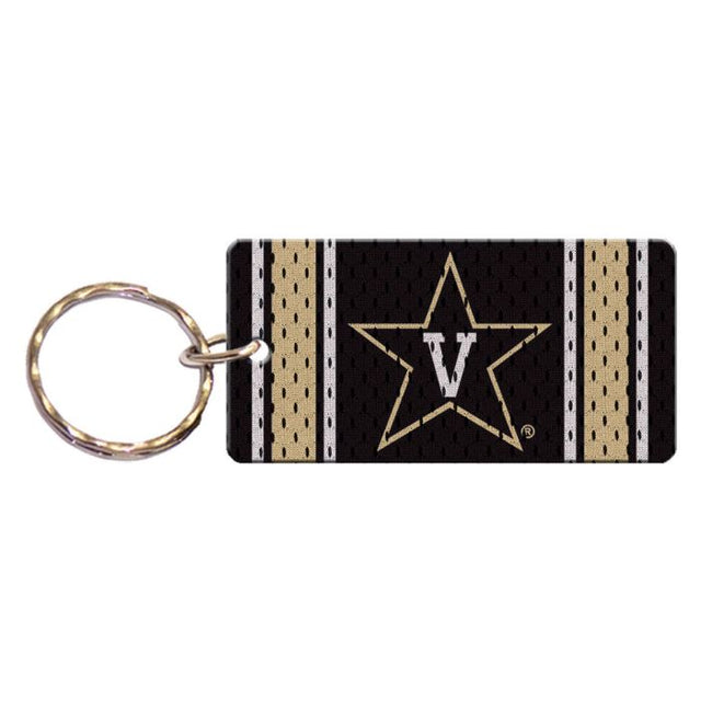 Llavero rectangular con la camiseta de los Vanderbilt Commodores