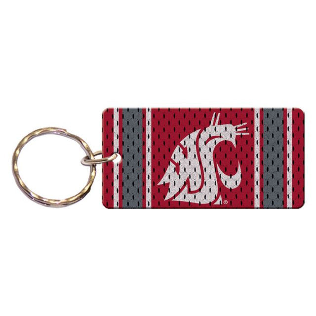 Washington State Cougars JERSEY Keychain Rectangle