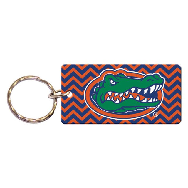 Florida Gators CHEVRON Keychain Rectangle