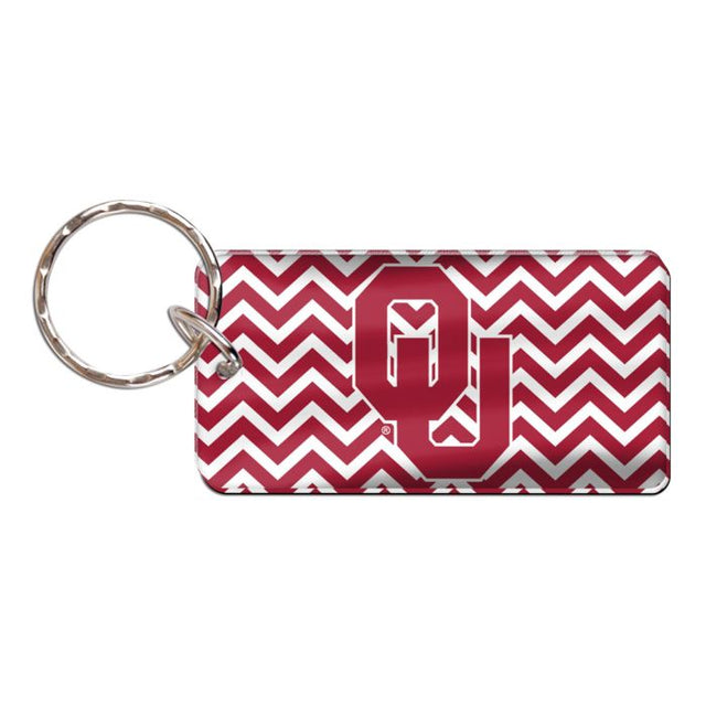 Llavero rectangular con la camiseta de los Oklahoma Sooners