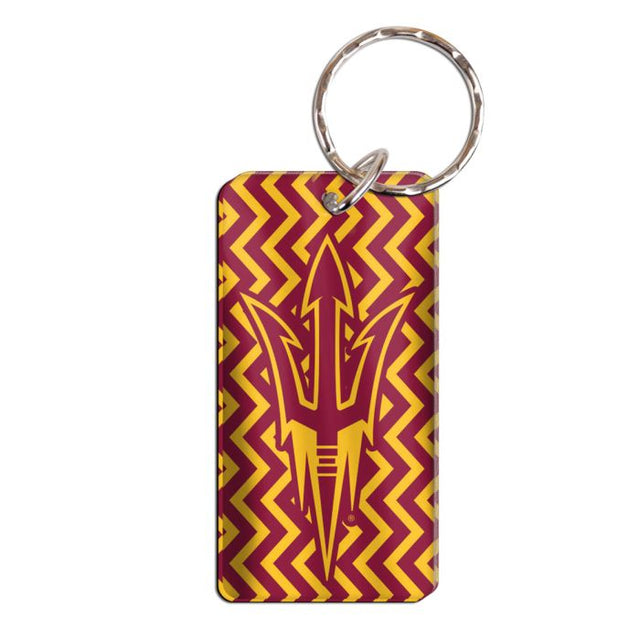 Llavero rectangular con la camiseta de los Arizona State Sun Devils