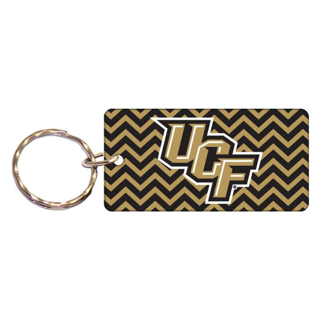 Llavero rectangular Chevron de UCF Knights