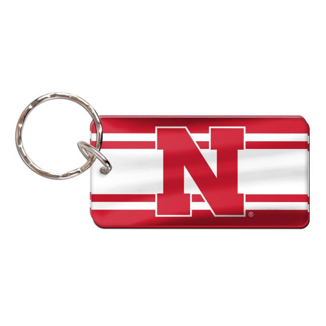 Nebraska Cornhuskers Keychain Rectangle