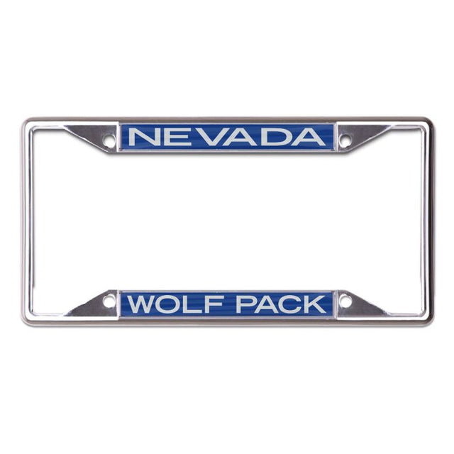 Marco de licencia de Nevada Wolf Pack, de acero inoxidable, estampado