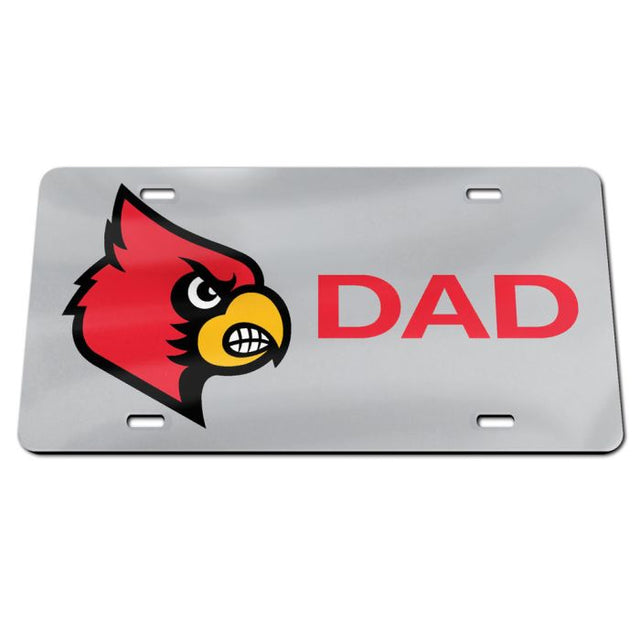 Louisville Cardinals Specialty Acrylic License Plate