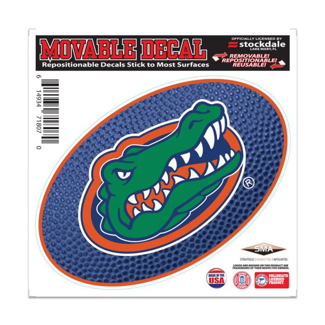 Calcomanía para todas las superficies TEAMBALL de Florida Gators, 6" x 6"