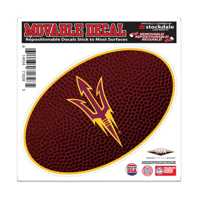 Arizona State Sun Devils TEAMBALL All Surface Decal 6" x 6"