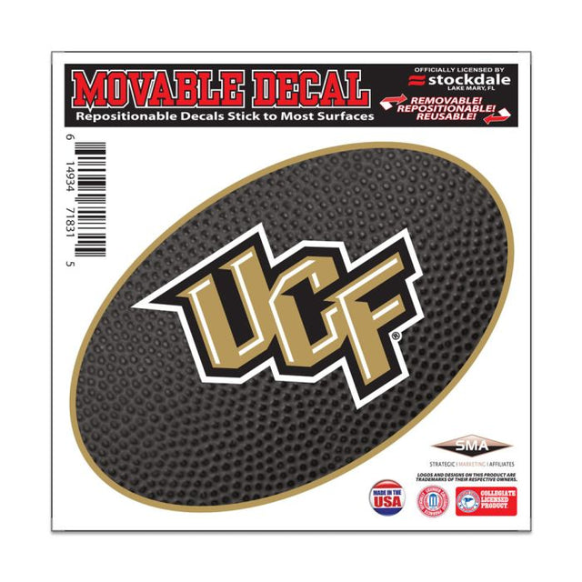 Calcomanía para todas las superficies TEAMBALL de UCF Knights, 6" x 6"