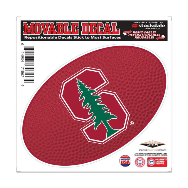 Stanford Cardinal TEAMBALL All Surface Decal 6" x 6"