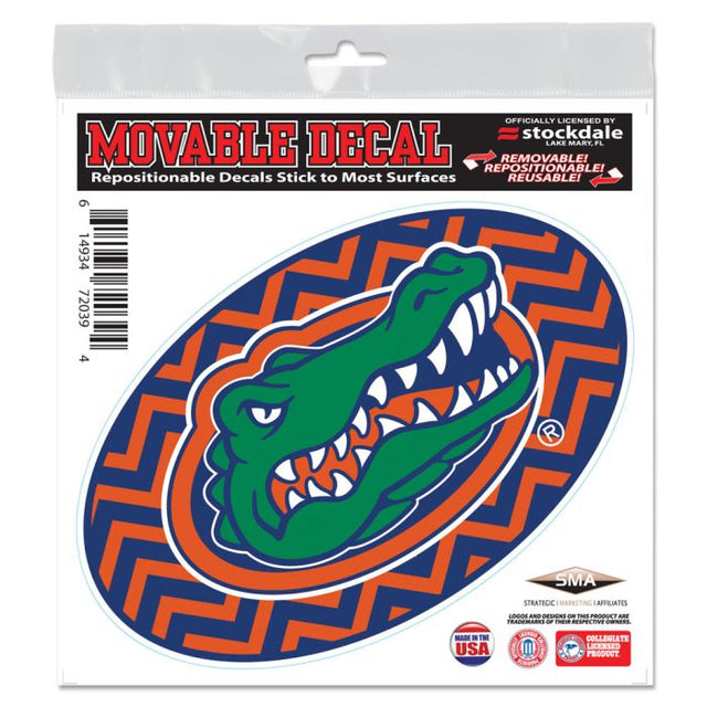 Florida Gators CHEVRON All Surface Decal 6" x 6"